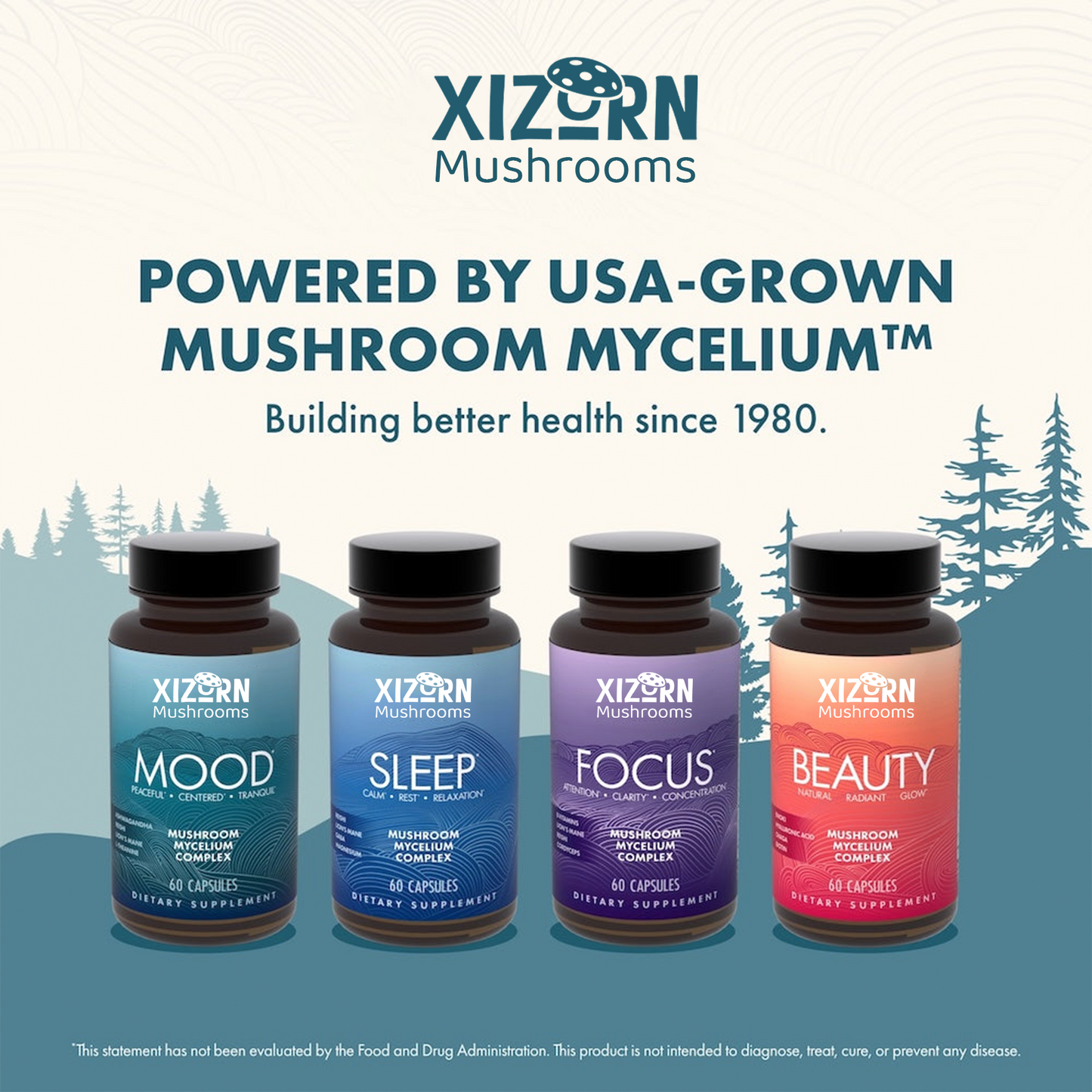 XIZORN Mushrooms Mood* Capsules