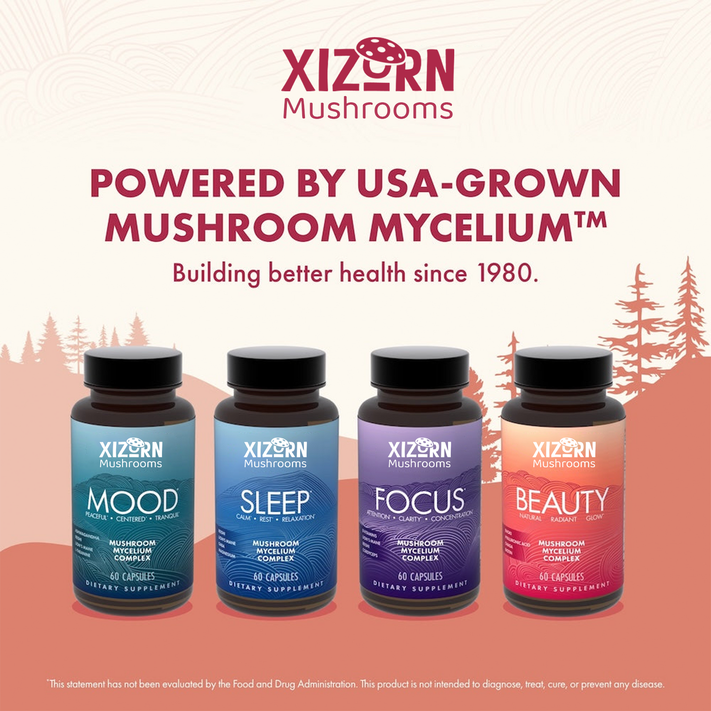 XIZORN Mushrooms Beauty Capsules