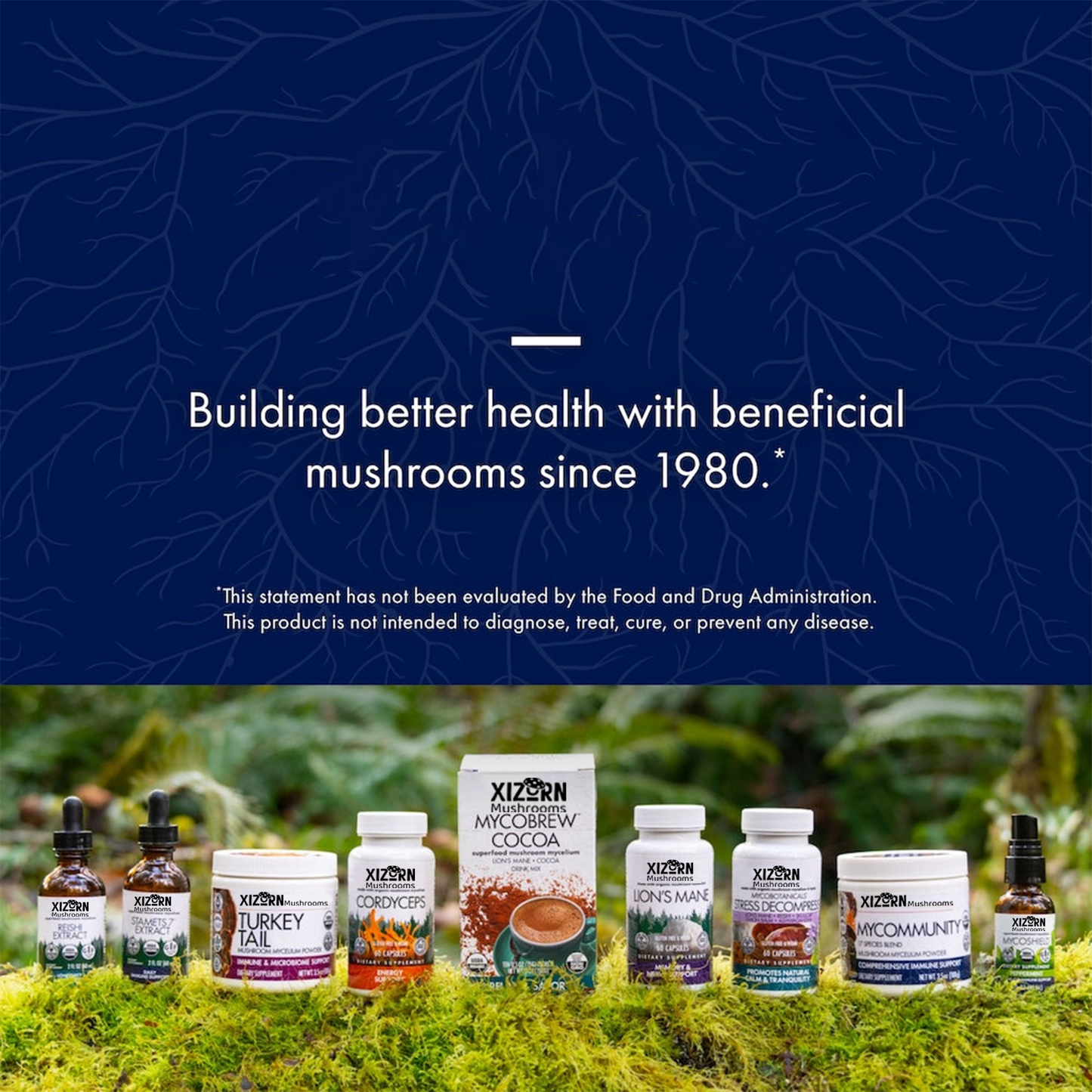 XIZORN Mushrooms™ Stamets 7® Capsules
