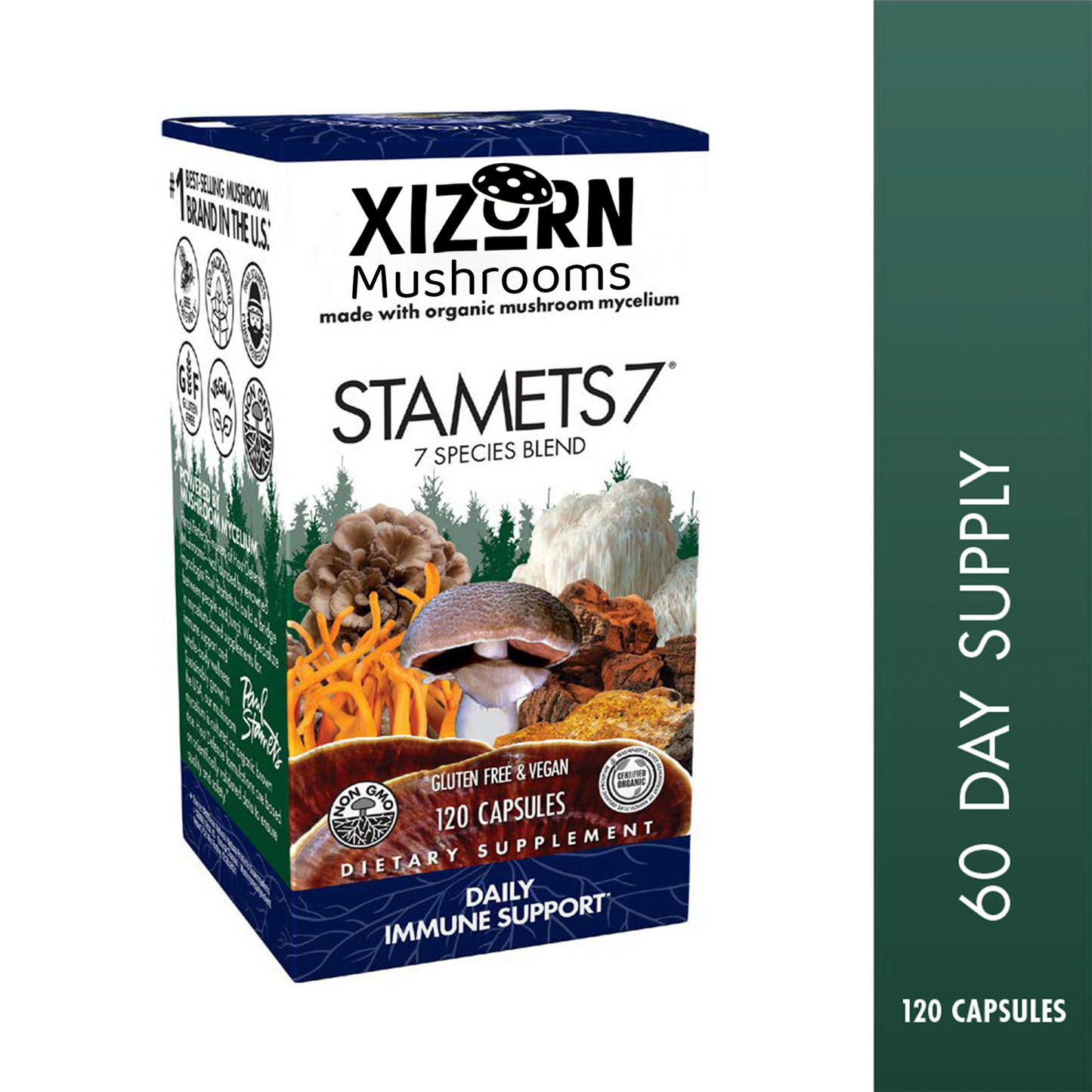 XIZORN Mushrooms™ Stamets 7® Capsules