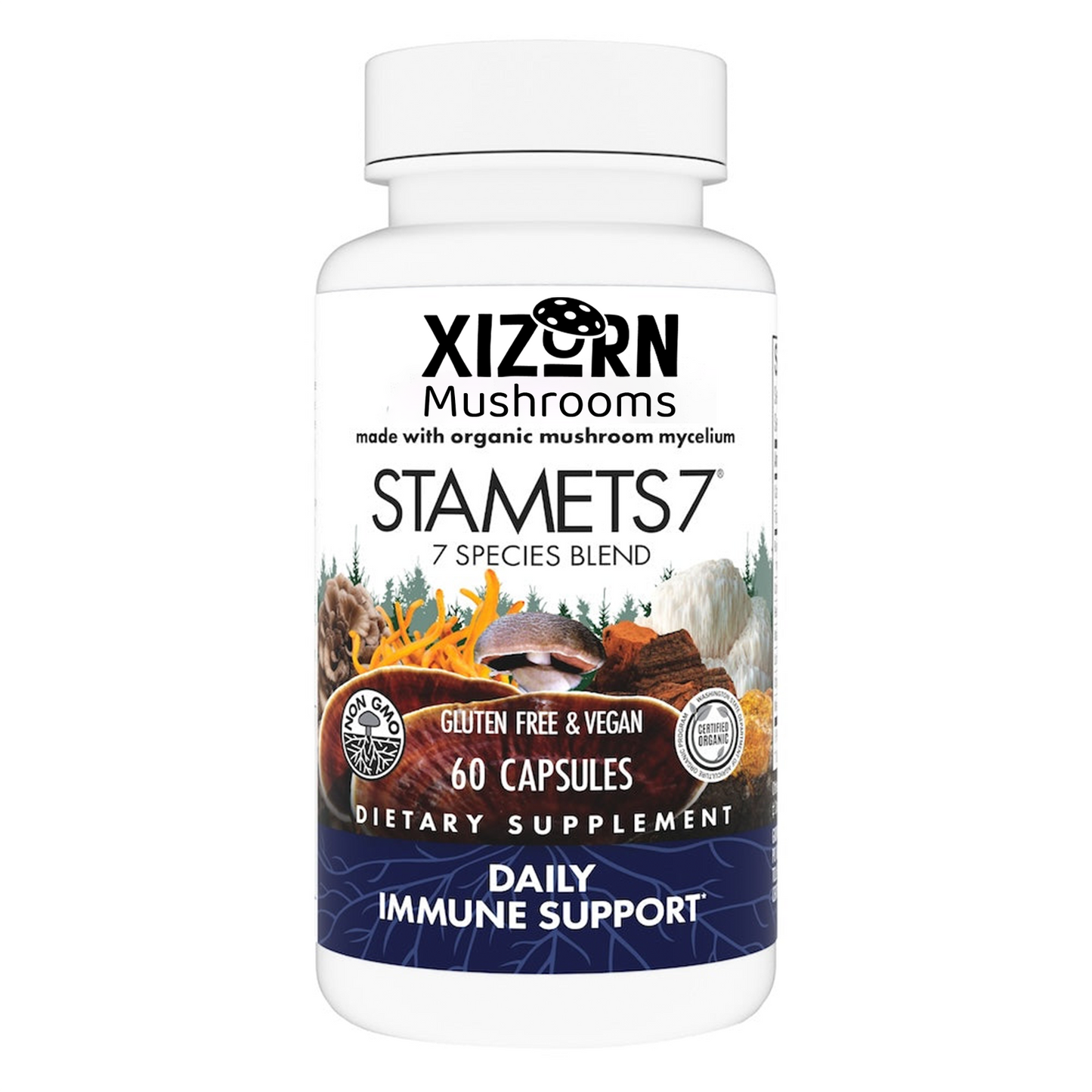 XIZORN Mushrooms™ Stamets 7® Capsules