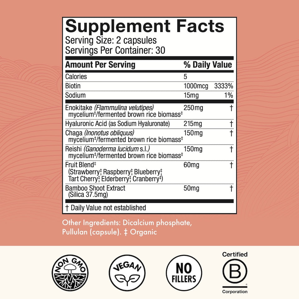 XIZORN Mushrooms Beauty Capsules