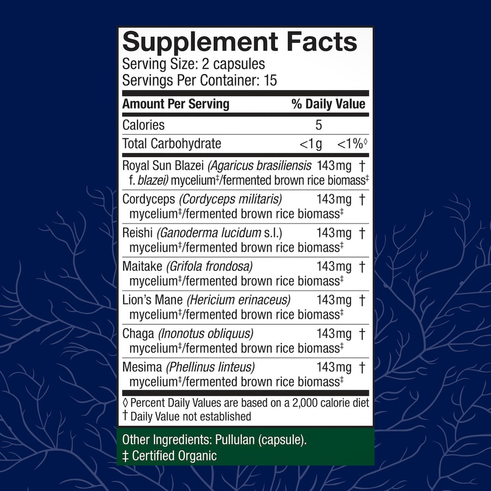 XIZORN Mushrooms™ Stamets 7® Capsules