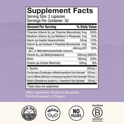 XIZORN Mushrooms Focus* Capsules